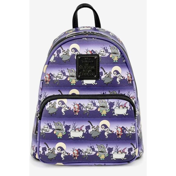LoungeFly  The Nightmare Before Christmas Halloween Mini Backpack. Original NEW. main image 5